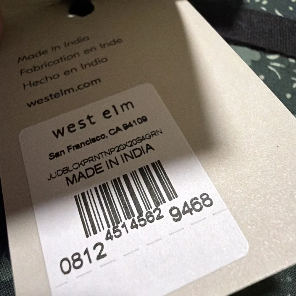 West Elm Jude GREEN Boho 20